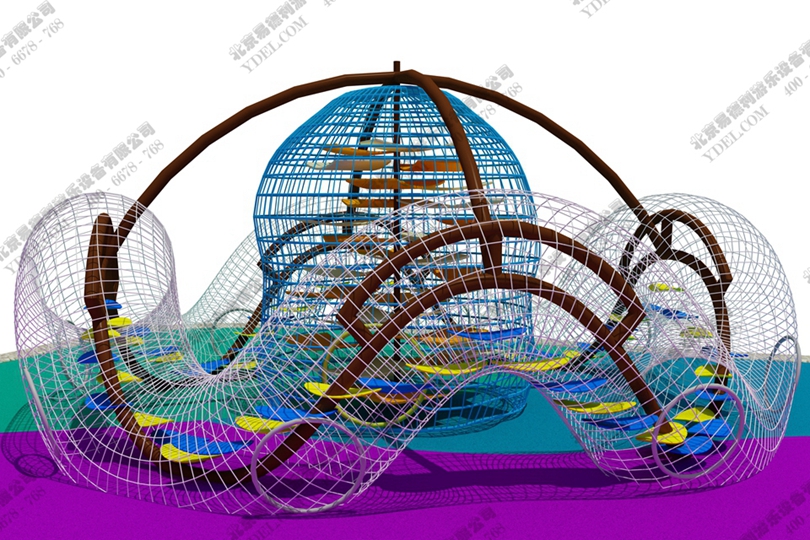 戶外定製繩網攀爬樂園