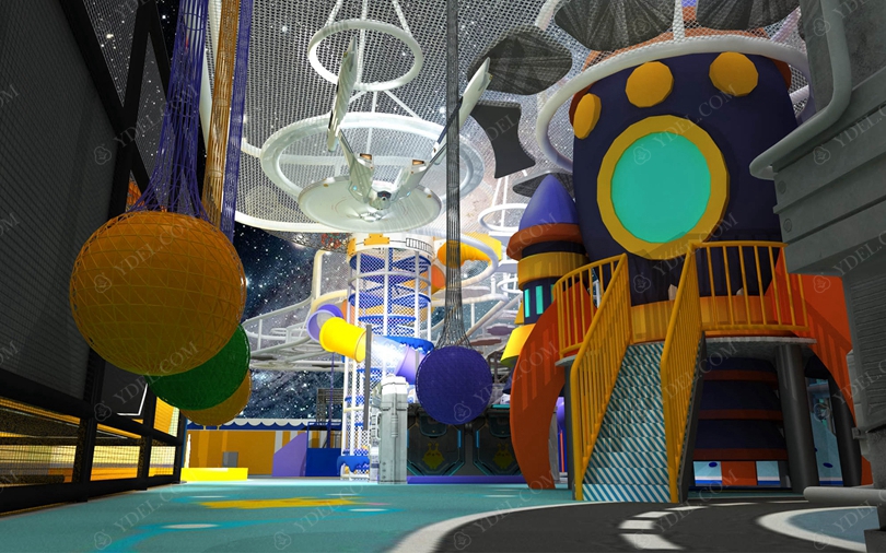 室內兒童淘氣（qì）堡樂園太（tài）空（kōng）城堡