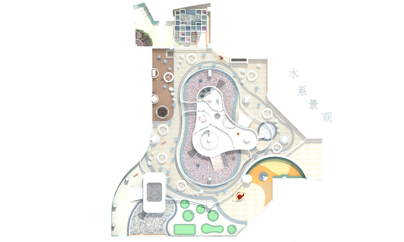 室內樂（lè）園淘氣堡俯視（shì）圖