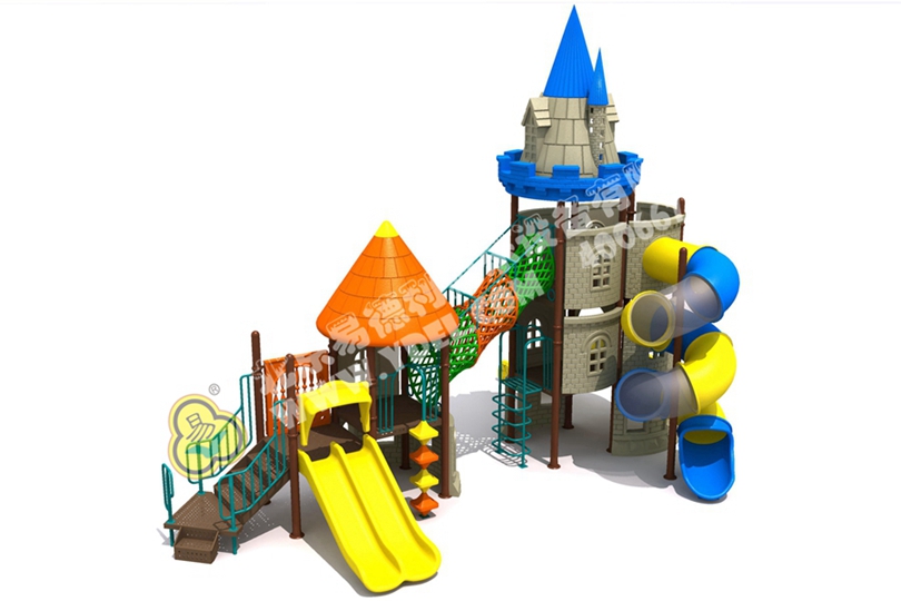 小（xiǎo）型幼兒園城堡滑（huá）梯五