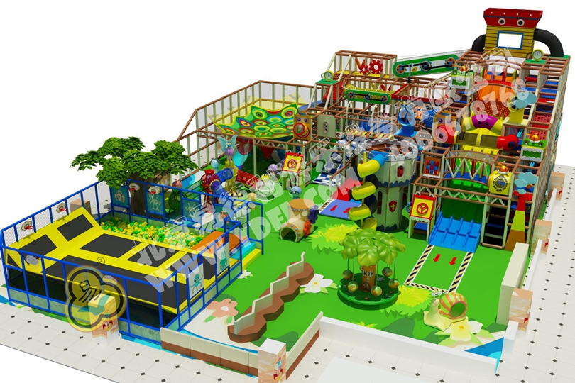 大型室內城（chéng）堡主題淘氣堡