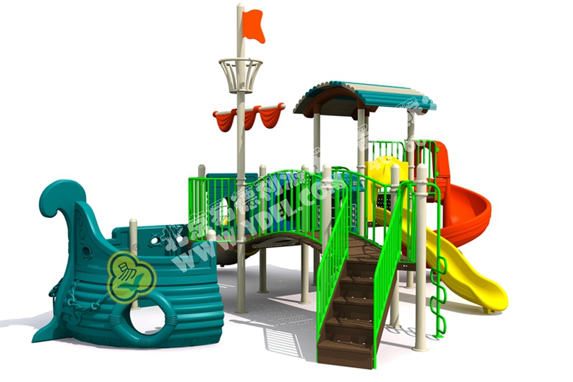 幼兒（ér）園戶外海（hǎi）盜船滑梯五