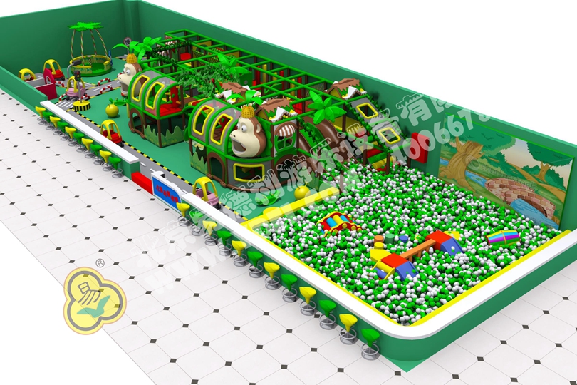 室內幼兒淘（táo）氣堡設備