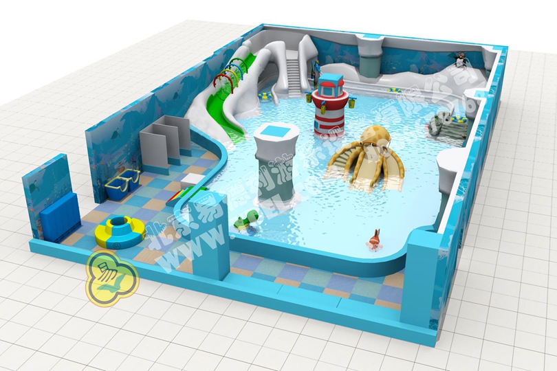 兒童遊樂（lè）場室內（nèi）漂流滑道設（shè）備