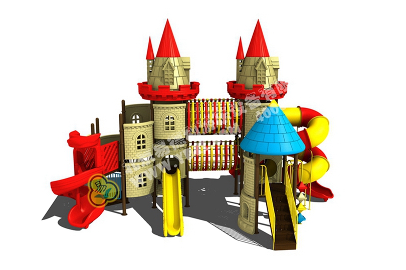 浙江幼兒園（yuán）戶外兒童（tóng）城堡（bǎo）滑梯