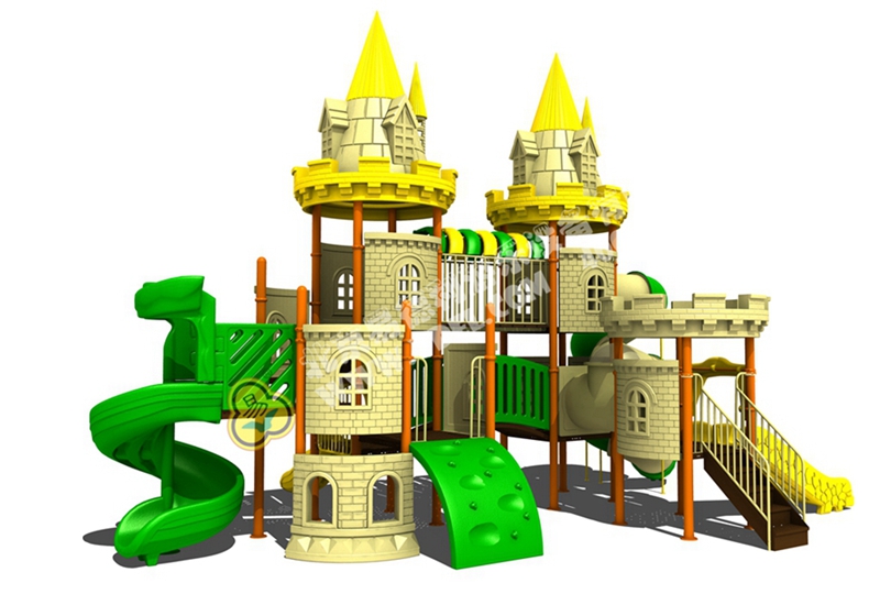 山東幼兒園（yuán）戶外兒童城堡滑（huá）梯