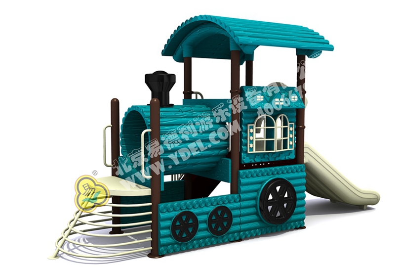 幼（yòu）兒園火（huǒ）車頭滑梯二