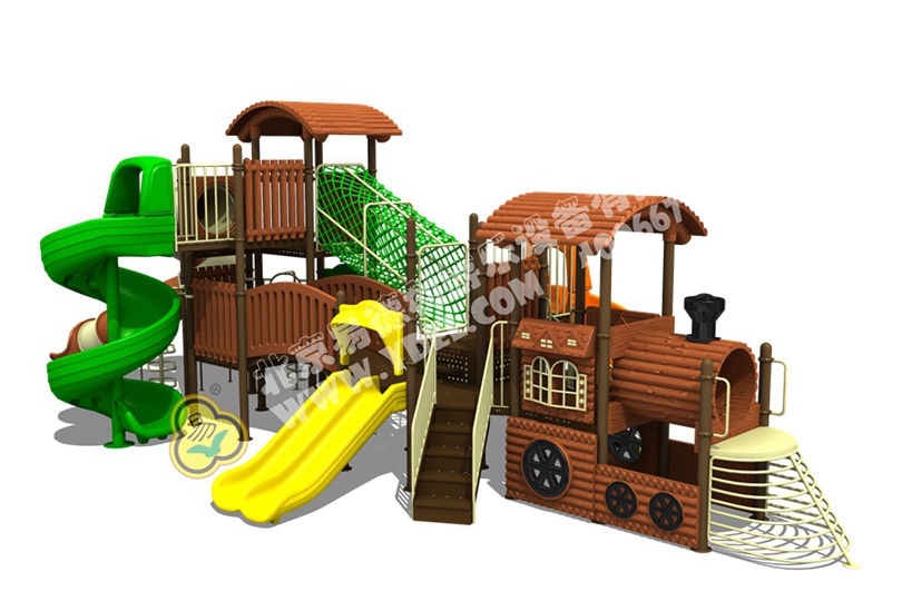 戶外火車頭滑（huá）梯七