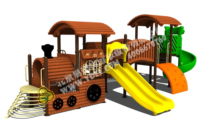 戶外火車頭滑梯（tī）一（yī）