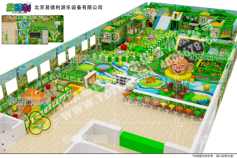 叢林定製淘氣堡設備