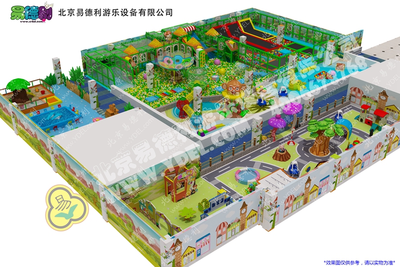 四（sì）川崇州森林主題淘氣堡設備