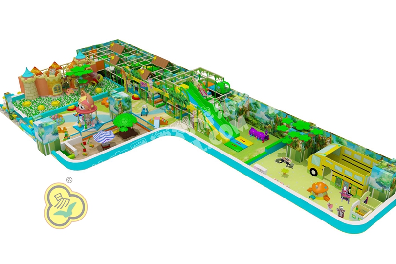 大型森林（lín）探險兒童樂園設備