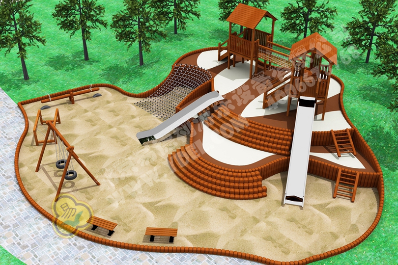 幼兒園非標（biāo）定製滑梯設備（bèi）