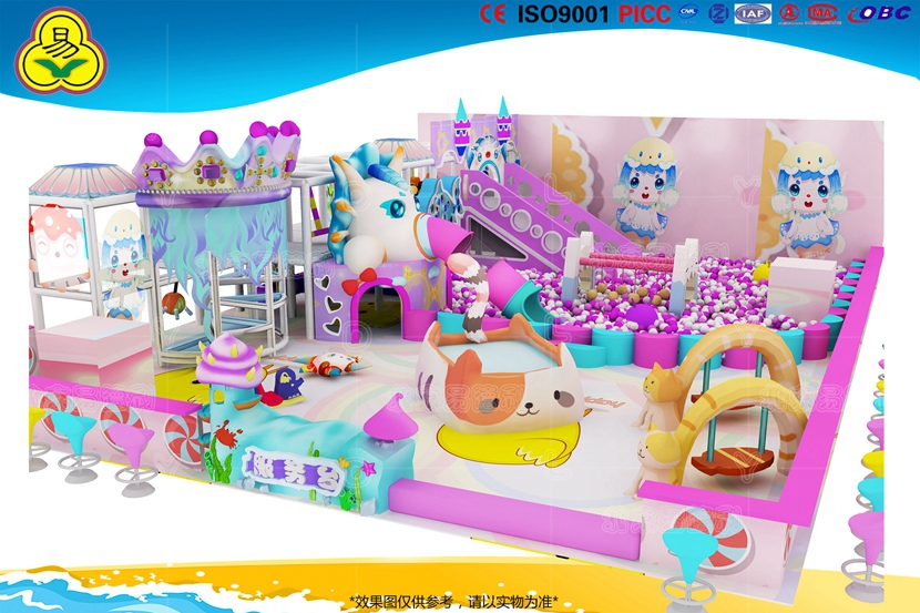 室內卡通淘氣堡設備定製