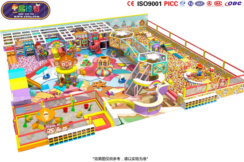 卡通淘氣堡樂園設（shè）備定（dìng）製