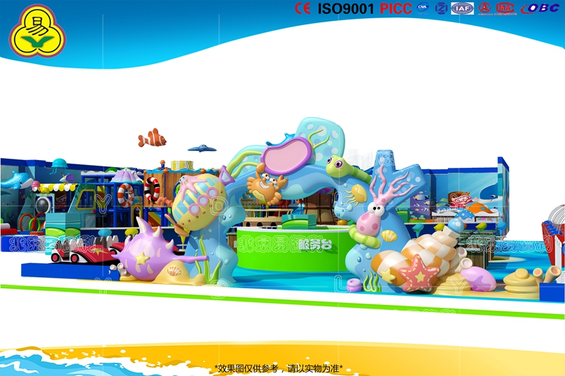 卡通主題兒（ér）童淘氣堡設備