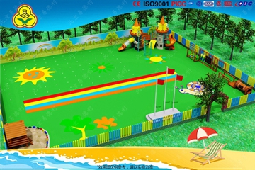 幼兒園（yuán）城堡滑梯1