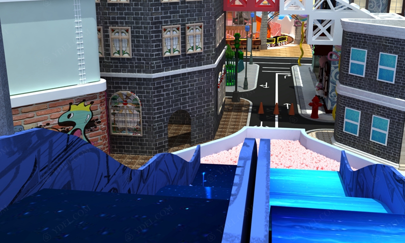 建築風（fēng）格淘（táo）氣堡直滑