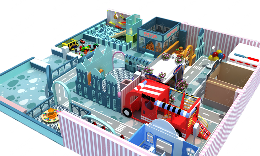 親子（zǐ）餐（cān）廳（tīng）淘氣堡整體（tǐ）圖片