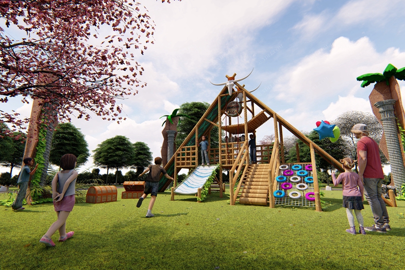 社區戶外定製遊樂設（shè）施