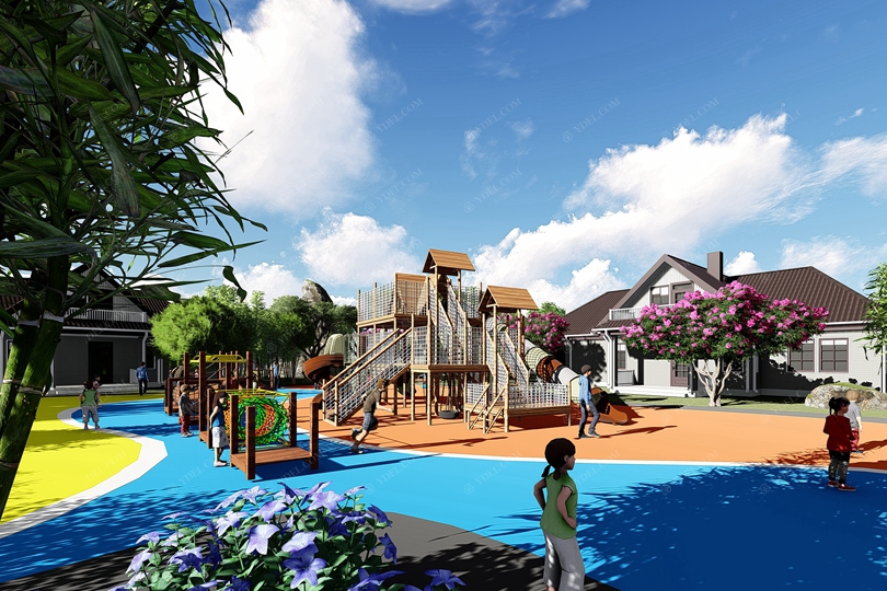 社區（qū）戶外非（fēi）標定製遊樂設備