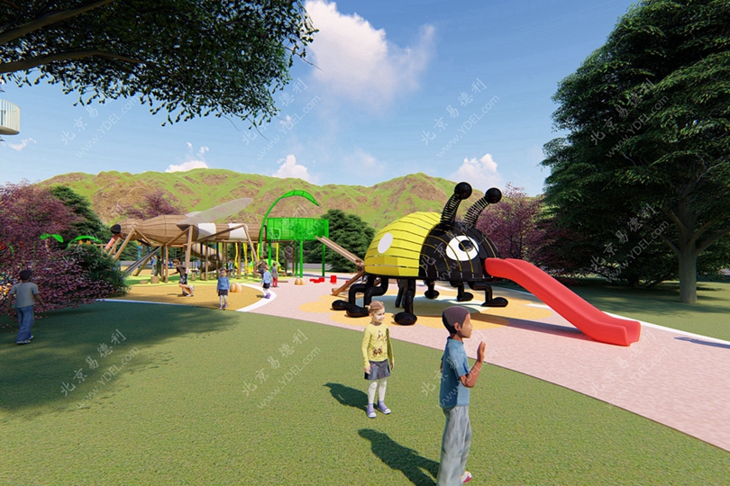山東戶外兒童遊樂園非標定製設備