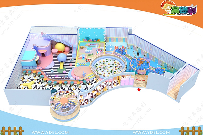 馬卡龍色係（xì）兒（ér）童淘氣堡